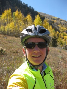 Me, with the fall colors in the background.
